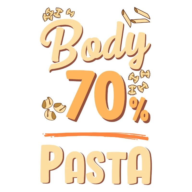 Mon corps est composé à 70% de pâtes