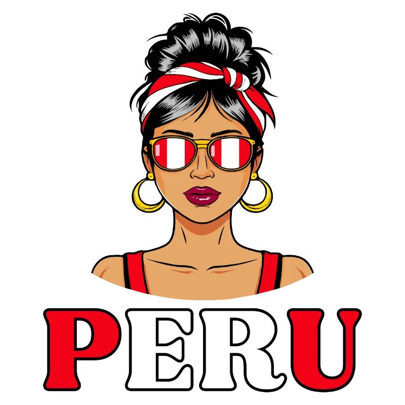 Peru Flag Peruvian Women