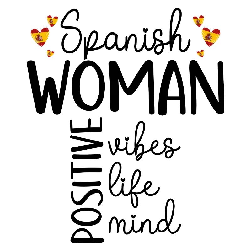 Positives Mädchen Spanierin