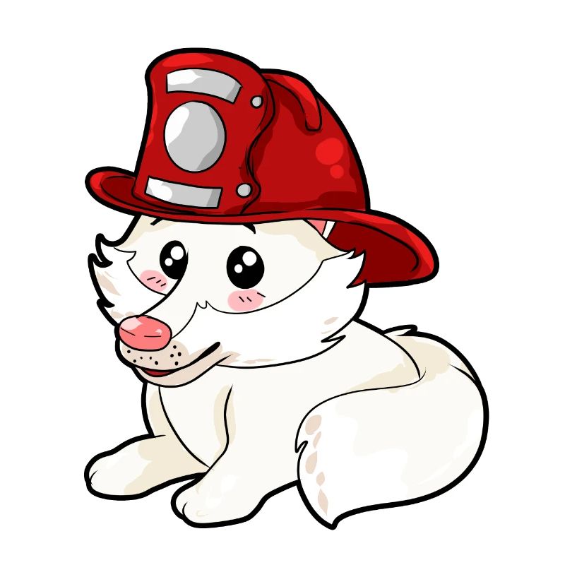 Feuerwehrmann Wolf