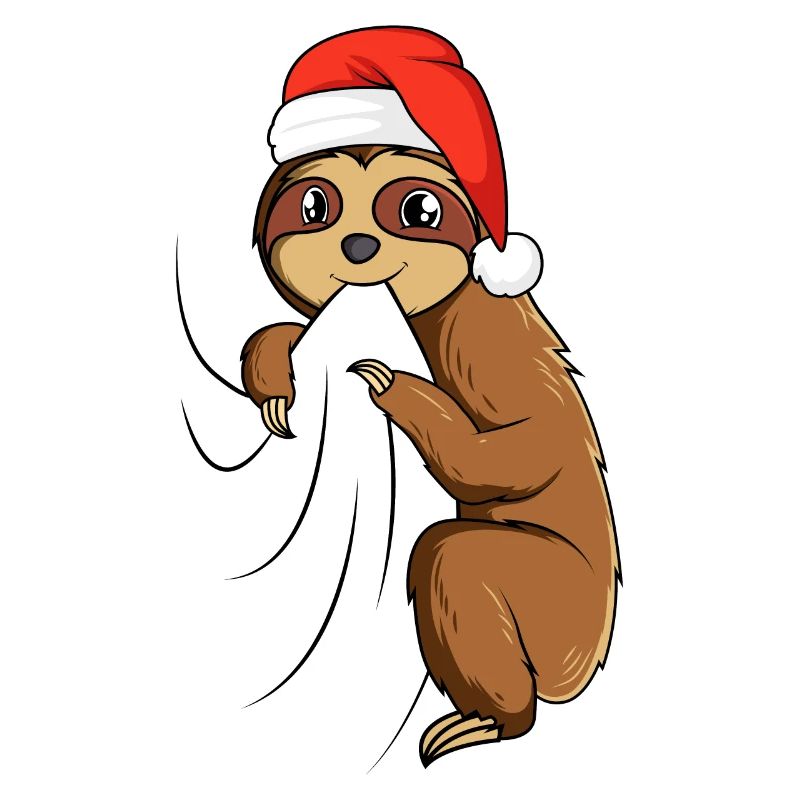Faultier Weihnachten