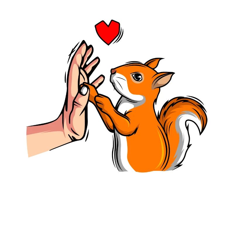 Eichhörnchen Mädchen Kinder Damen