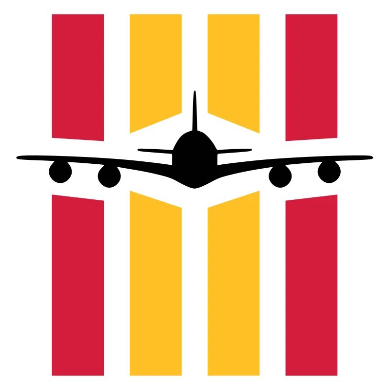 ★ Couleurs de conception modifiables ★ Avion devant 4 bandes