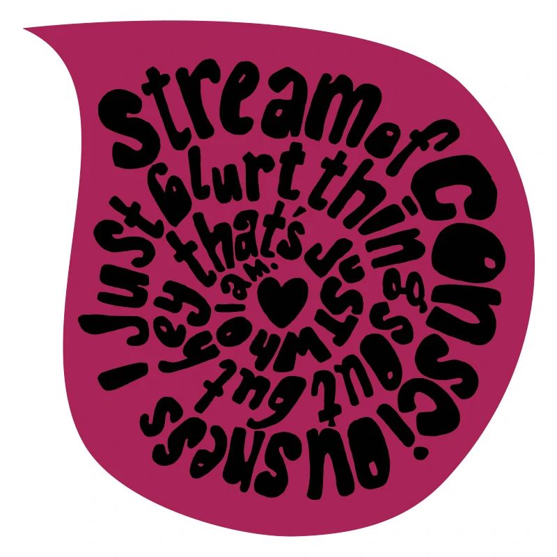 jet de conscience dans une gouttelette