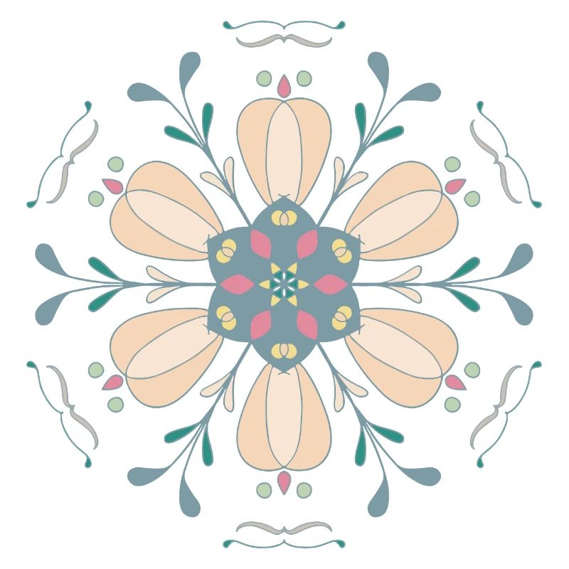 Mandala im Bohostil