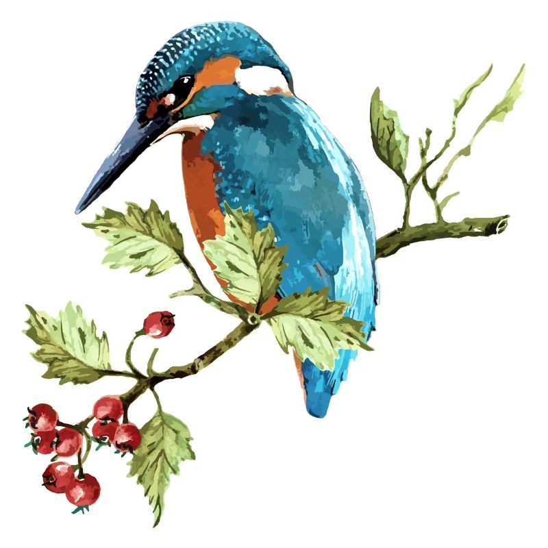 Bunter Vogel