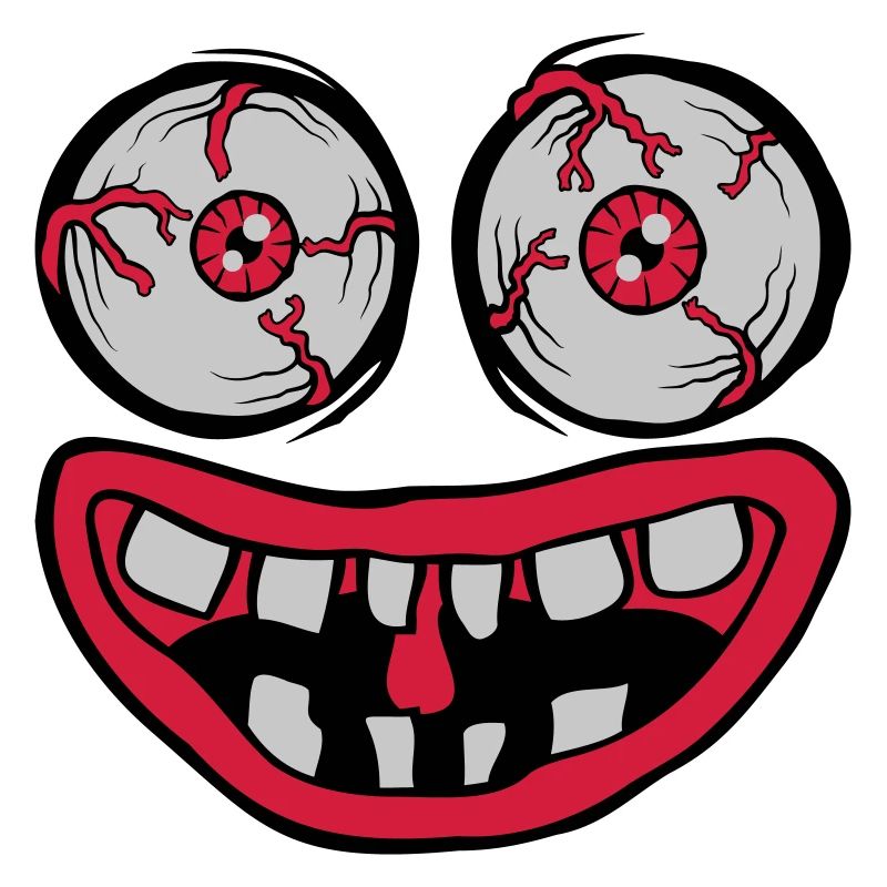 Evil Monster Horror Face