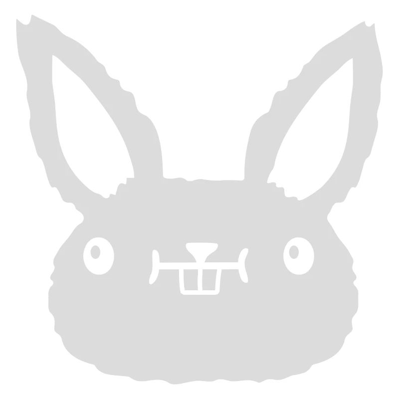 Cher lapin kawaii Face