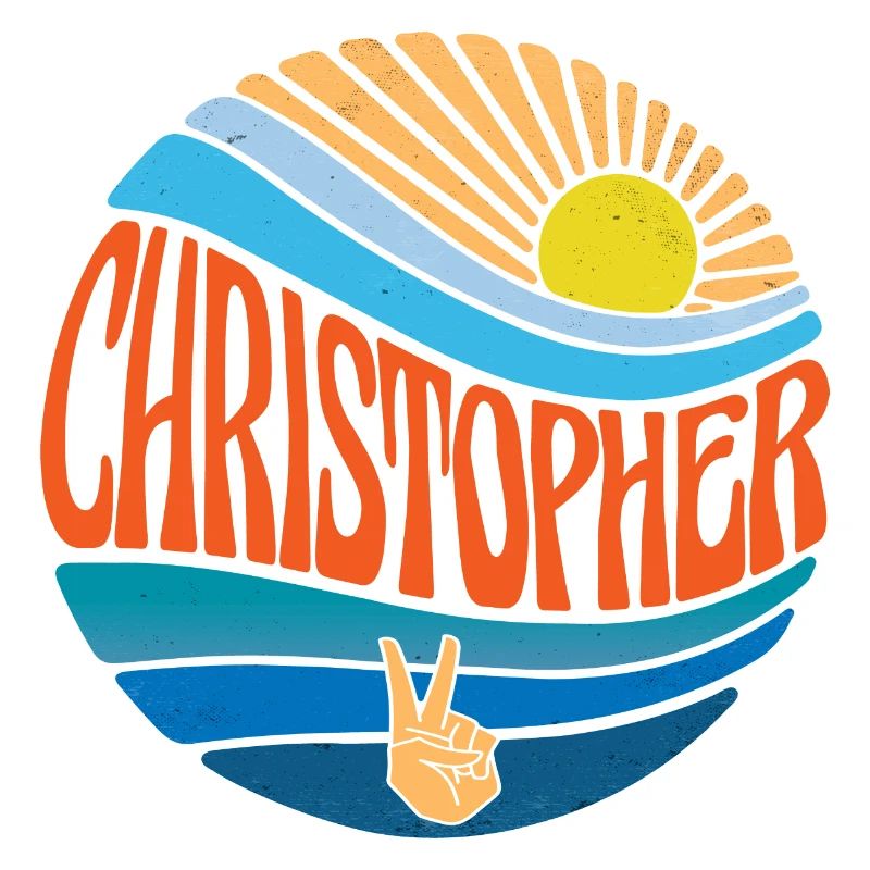 Chemise Christopher Vintage Coucher de soleil Christopher