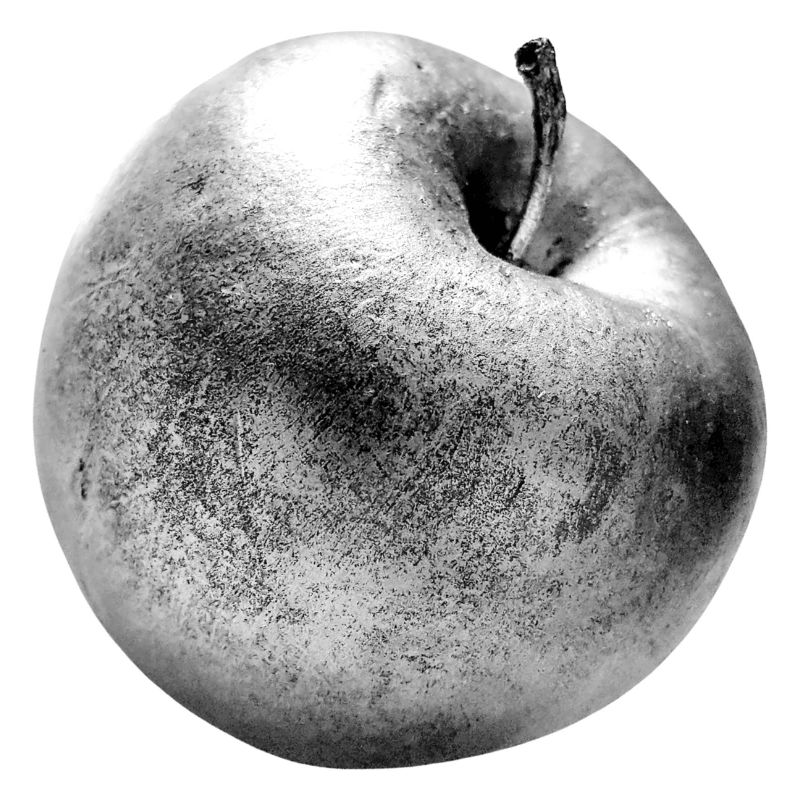 Silberner Apfel