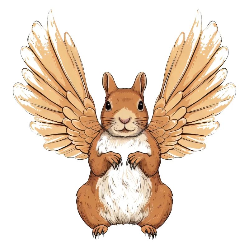 Mignon design d’ange lapin