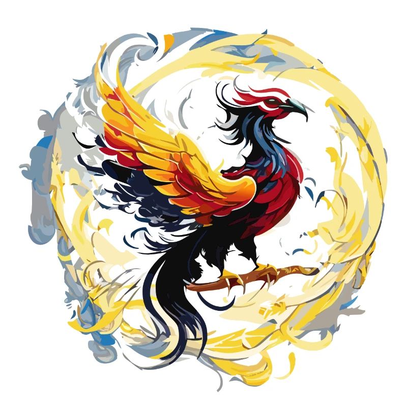 Flammender Phönix (Sammlung von Kunstwerken)