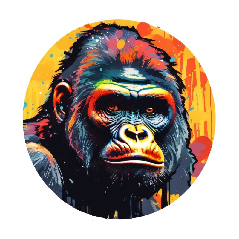 Gorilla psychedelisch