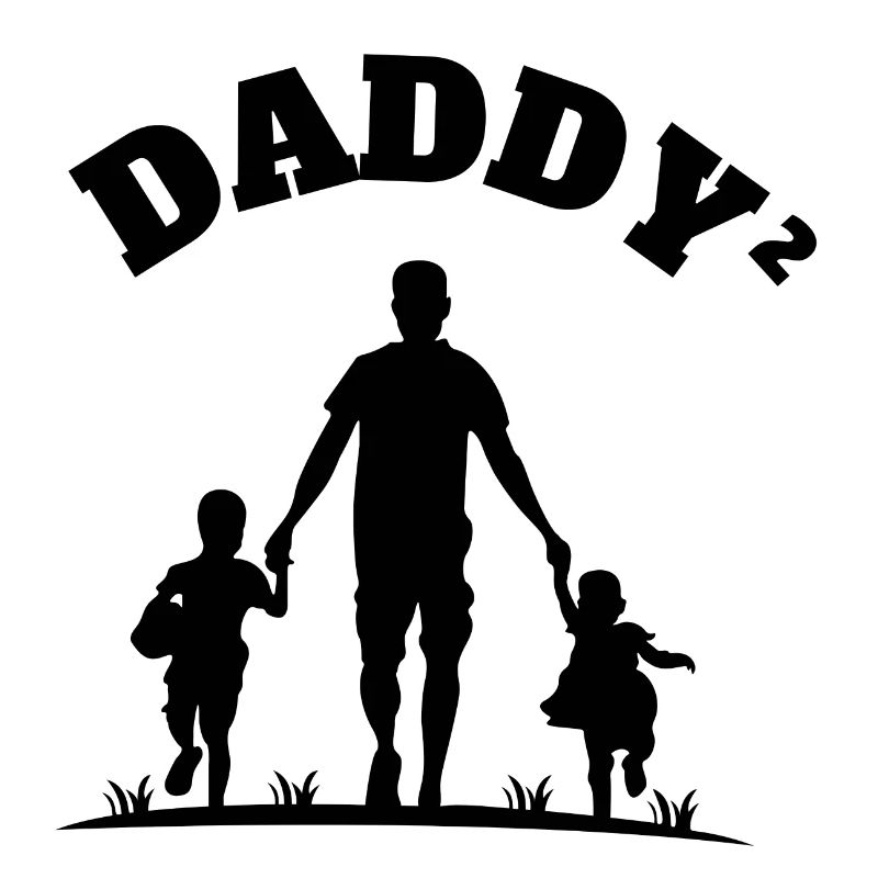Daddy² 2 Children Black