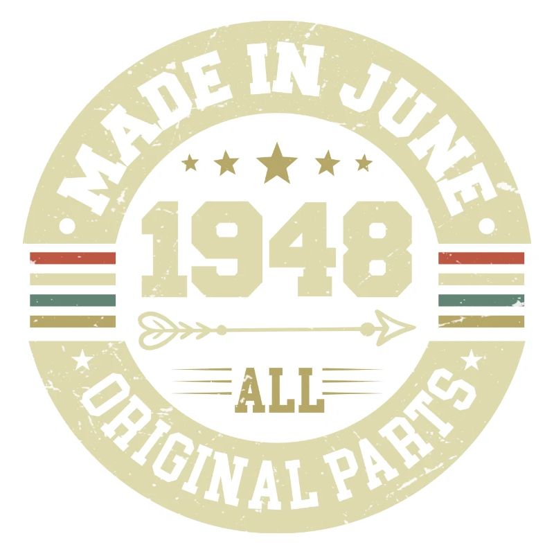 Juni 1948 Geburtstagsgeschenk Juni 1948 Juni 1948