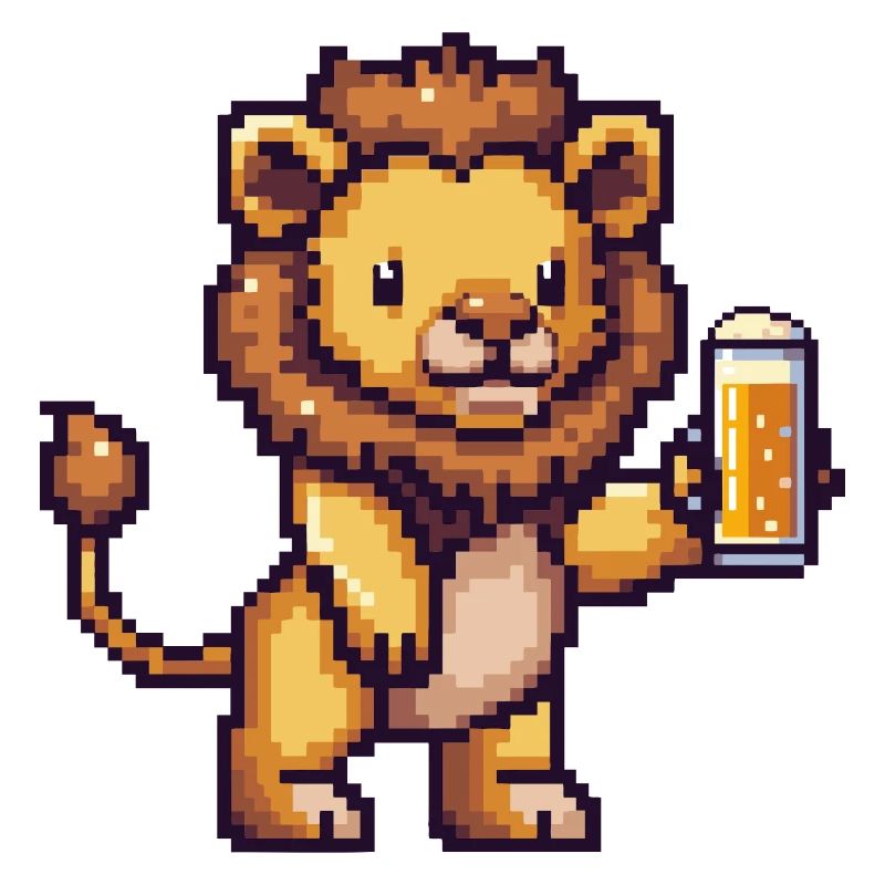 Löwe Bier Pixel