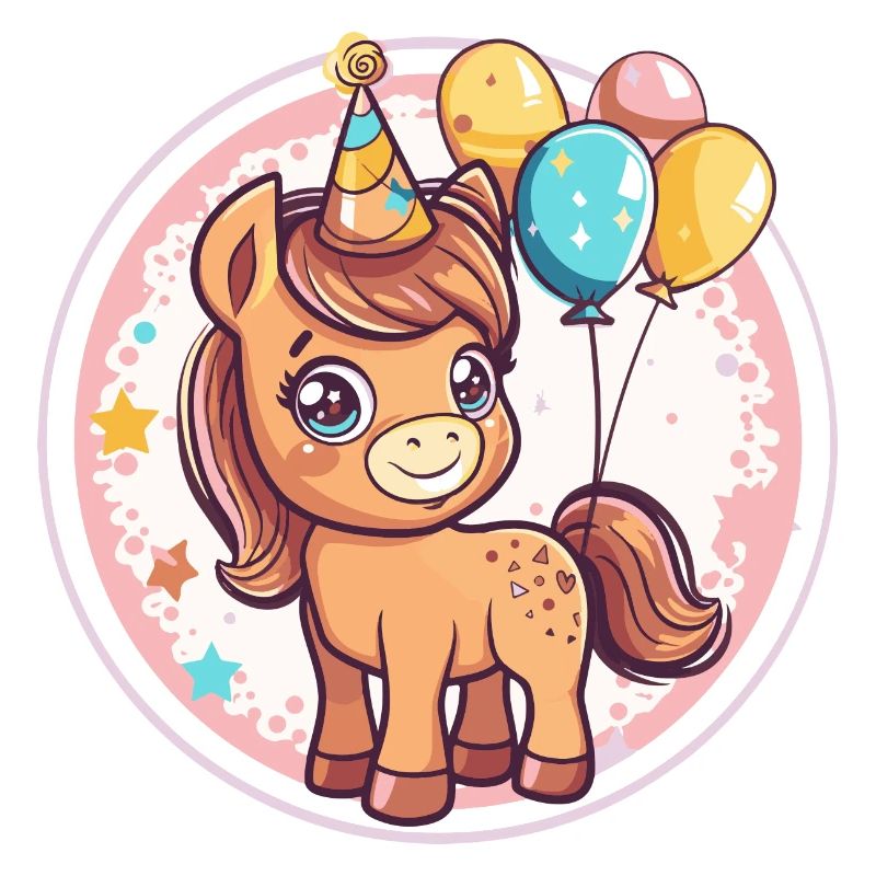 Cheval Anniversaire Bébé