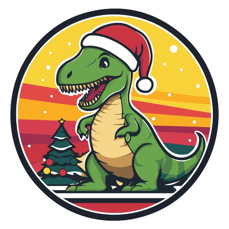 Dinosaurier T-Rex Weihnachten Tier