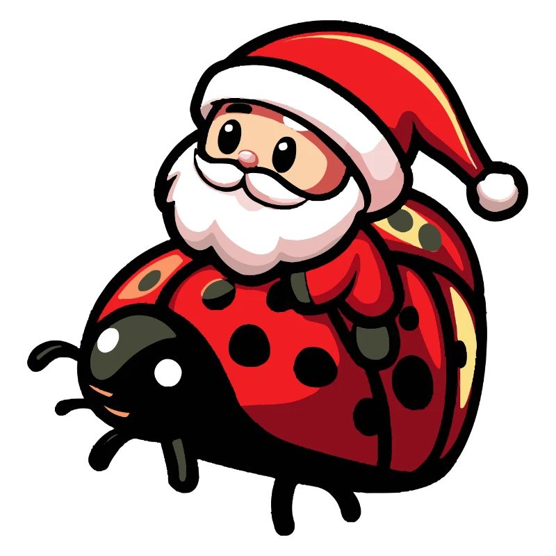 Marienkäfer Weihnachtsmann