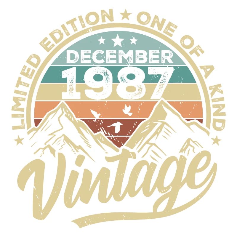 Original Dezember 1987 - 38. Geburtstag Geschenk