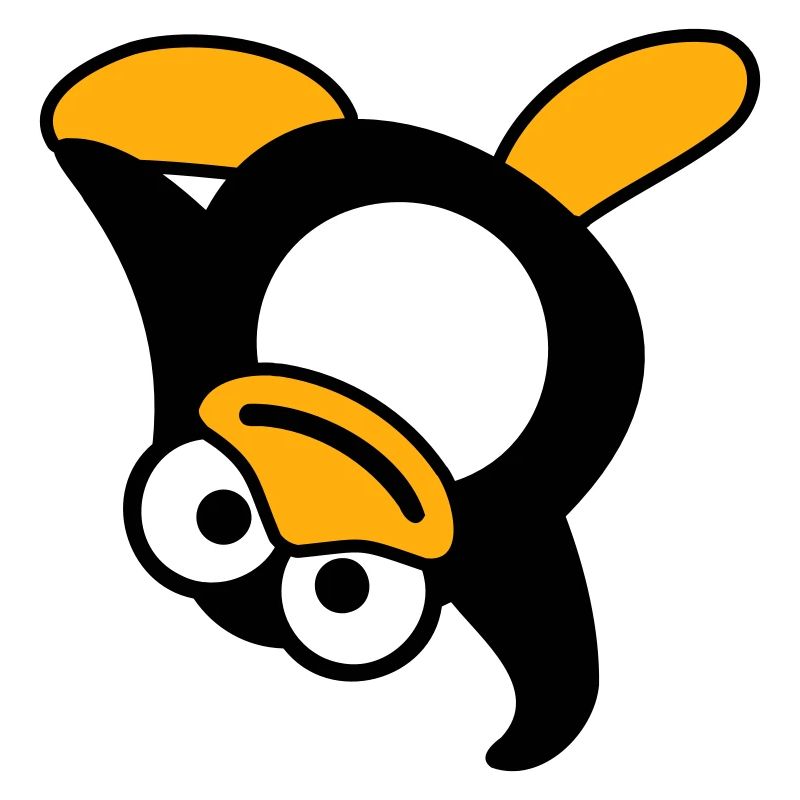 Penguin Breakdance Dancing Headstand Party DJ Music