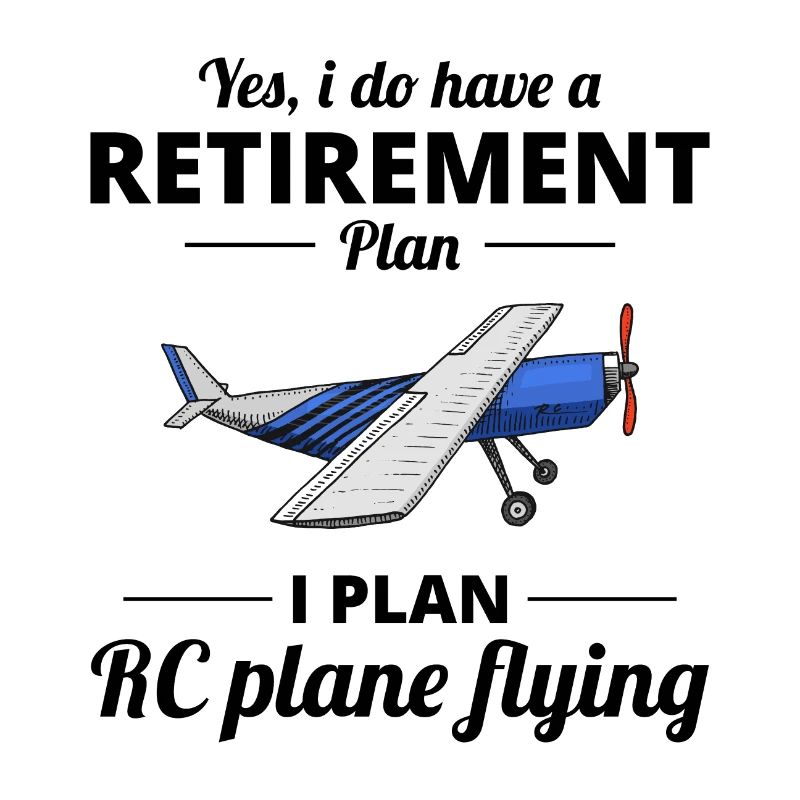 RC Model Planes Airplane Aircraft Pilot Funny Gift