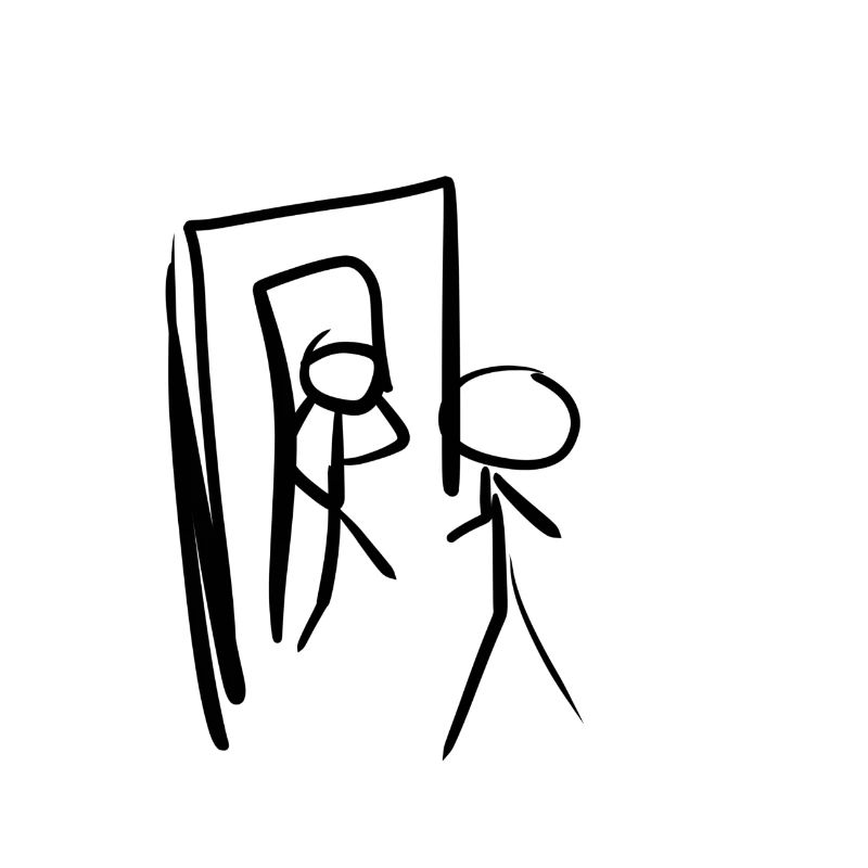 mirror human