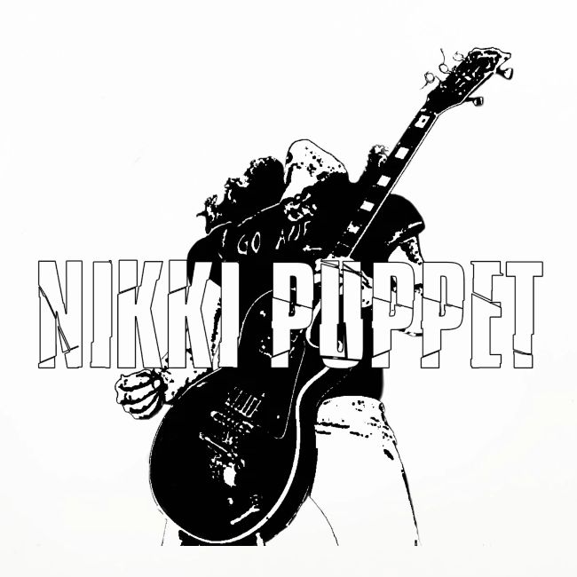 NP gitarrist Logo weiss