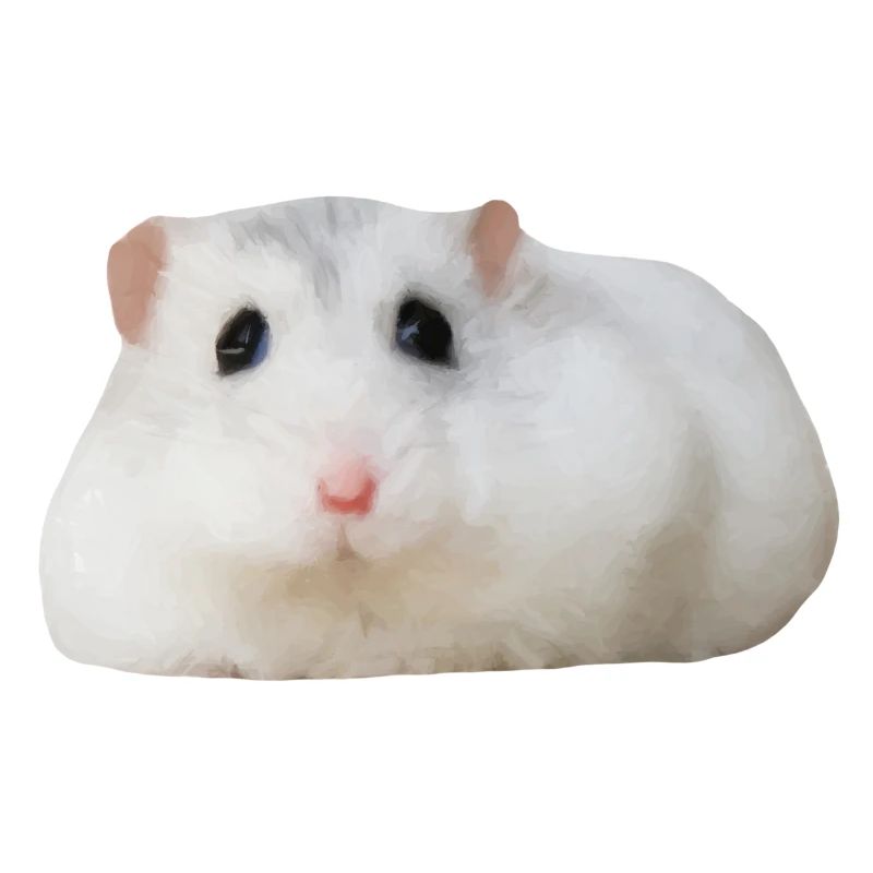 Episch bemalter Hamster