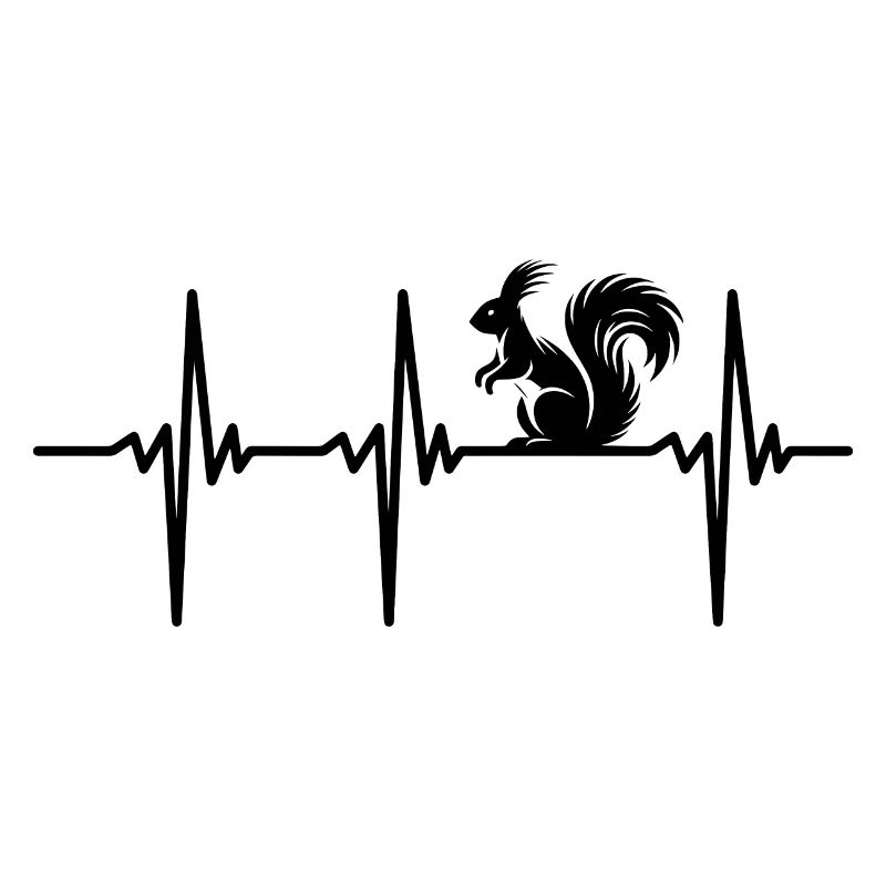 Heartbeat for funny squirrels