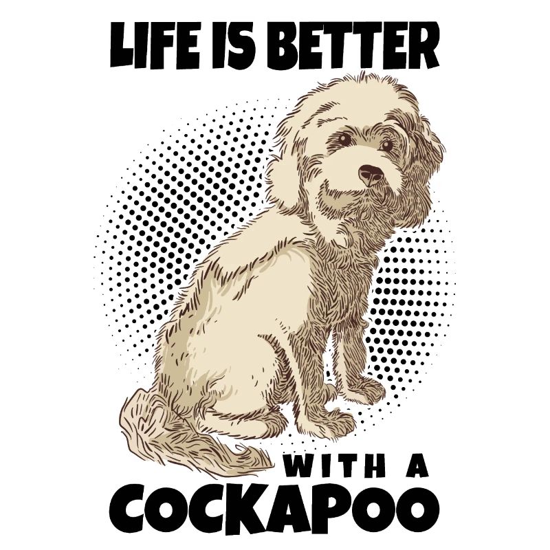 Cockapoo Hund Geschenkidee | Hunde Welpe Hündchen
