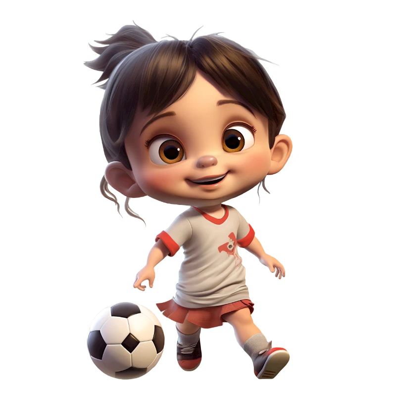 Fussballerin Mädchen