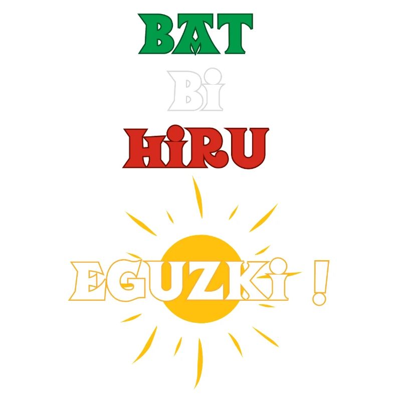 Defeated Bi Hiru Eguzki! 1, 2, 3 sun in Basque