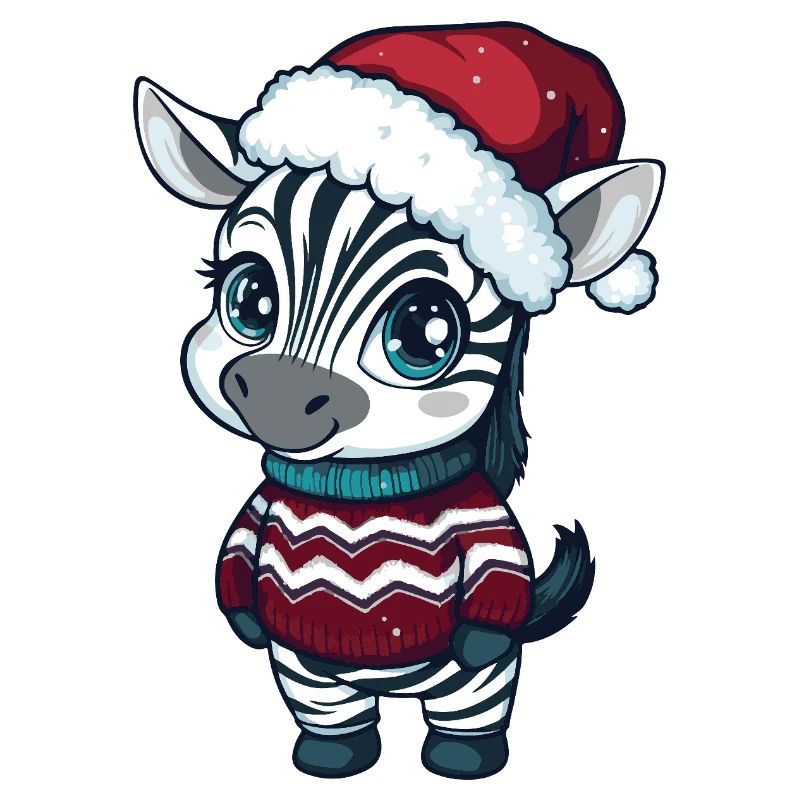 Zebra Weihnachten