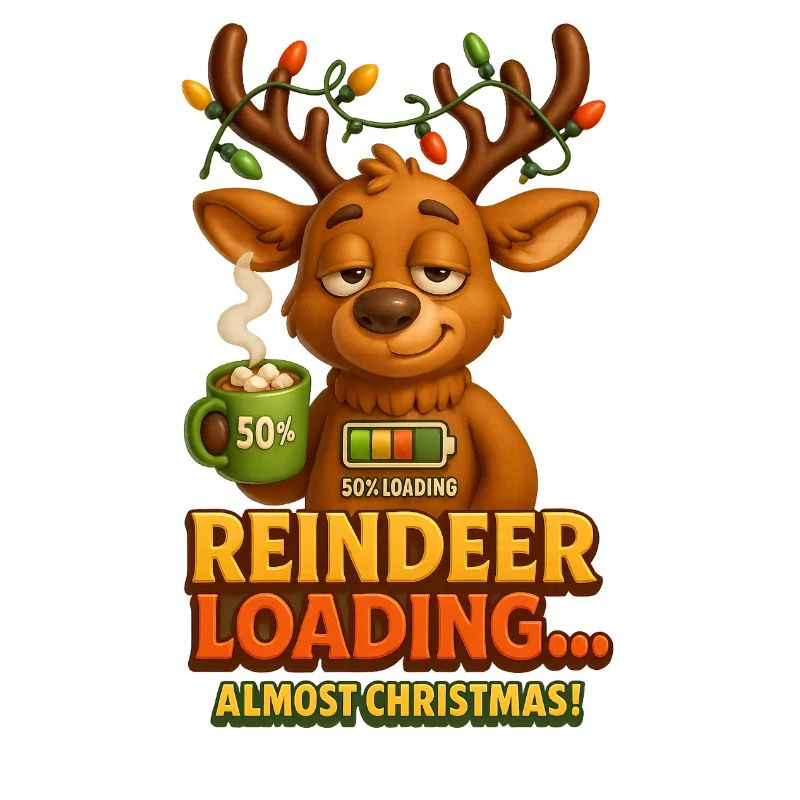 Reindeer Loading – Funny Christmas Reindeer