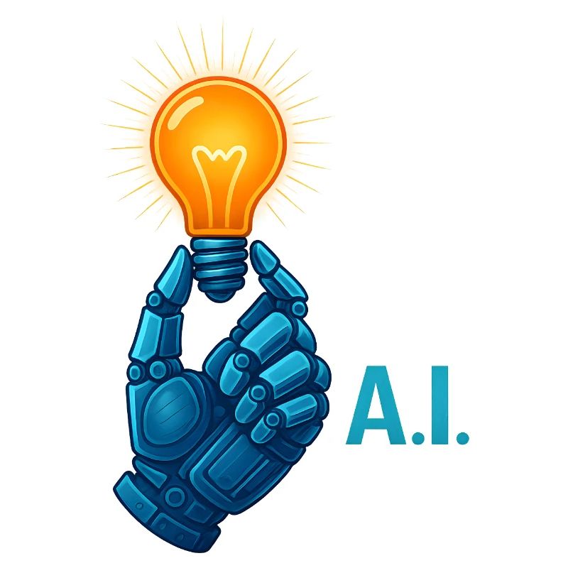ai tech statement with cool vibe funny
