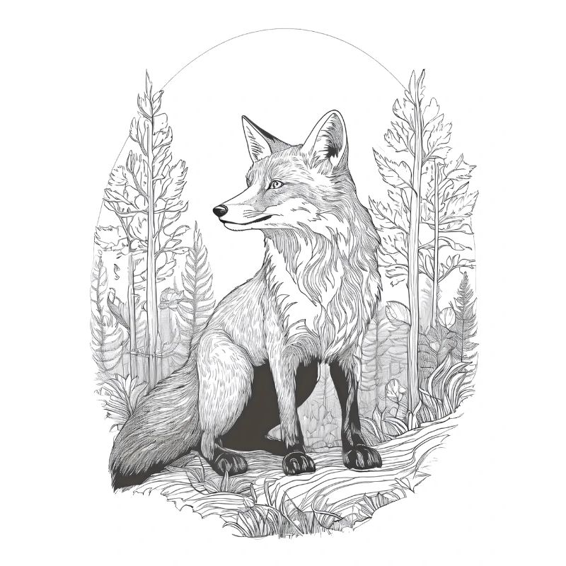 Fuchs im Wald