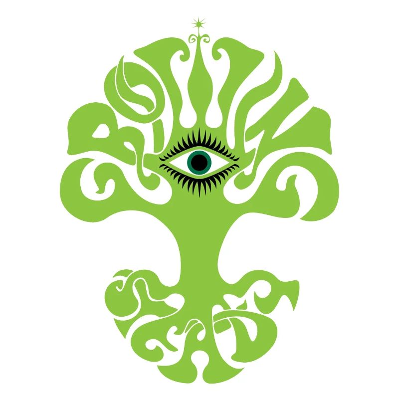 GROWING STEADY TREE EYE PSYCHEDELIC 60s Garden