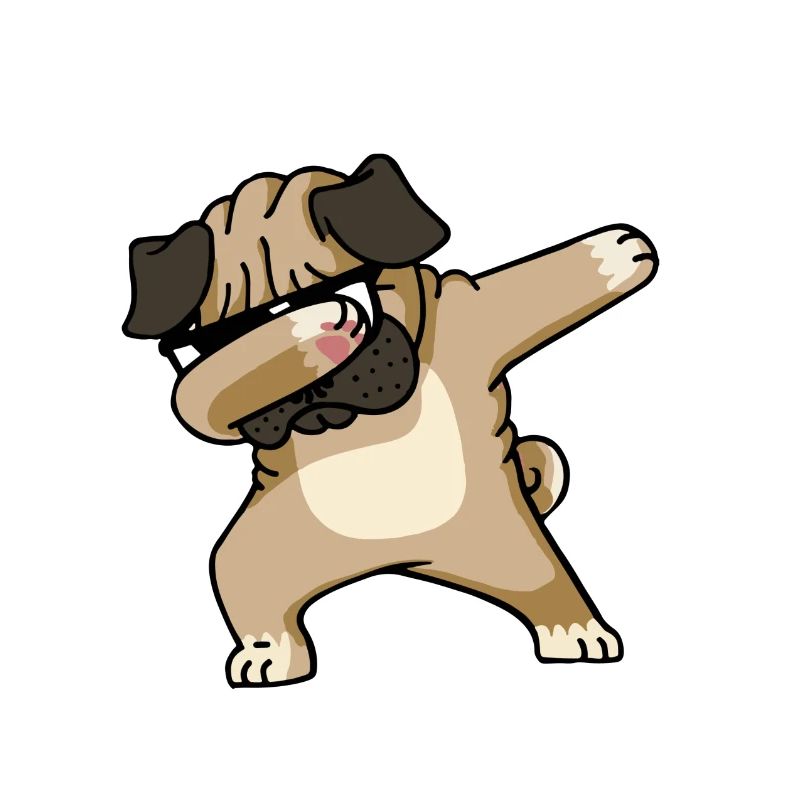 Dab dog dance