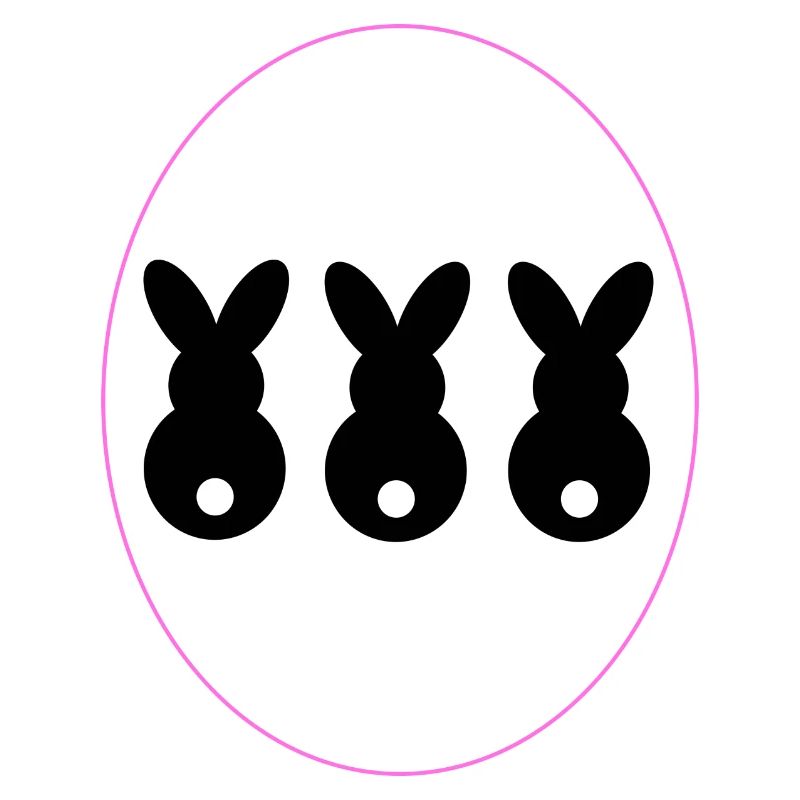 3 Bunny in Egg Plain Shadow