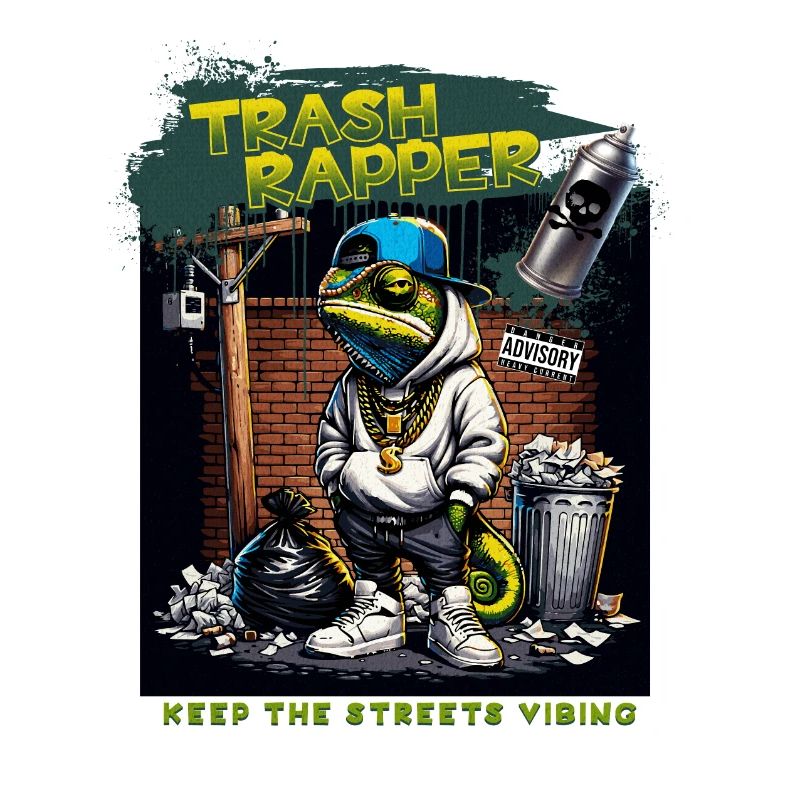 TRASH RAPPER Eidechse
