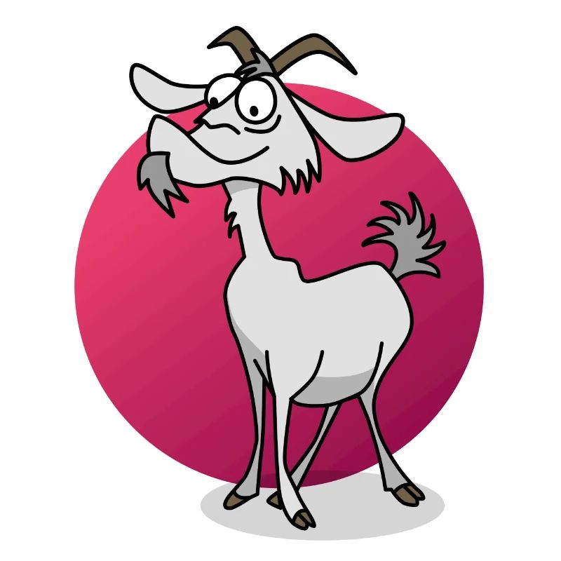 Die lächelnde Ziege