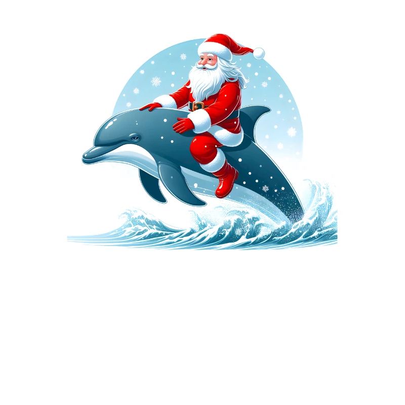 Delfin Weihnachtsmann