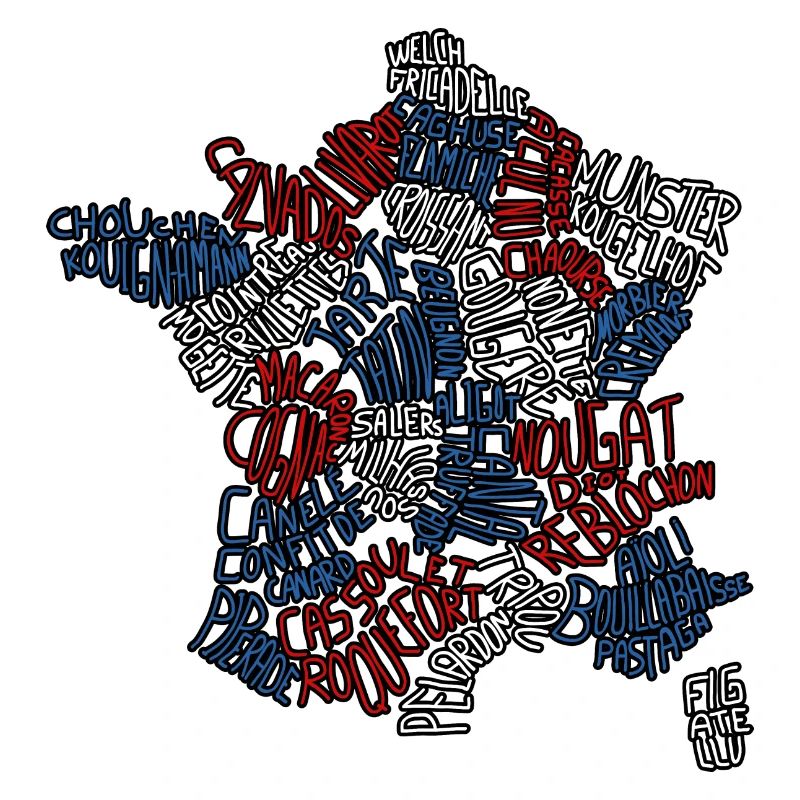 Frankreichkarte