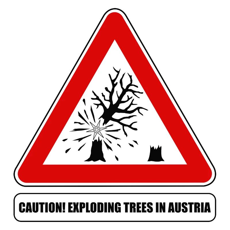 explodierende bäume,  exploding trees Austria