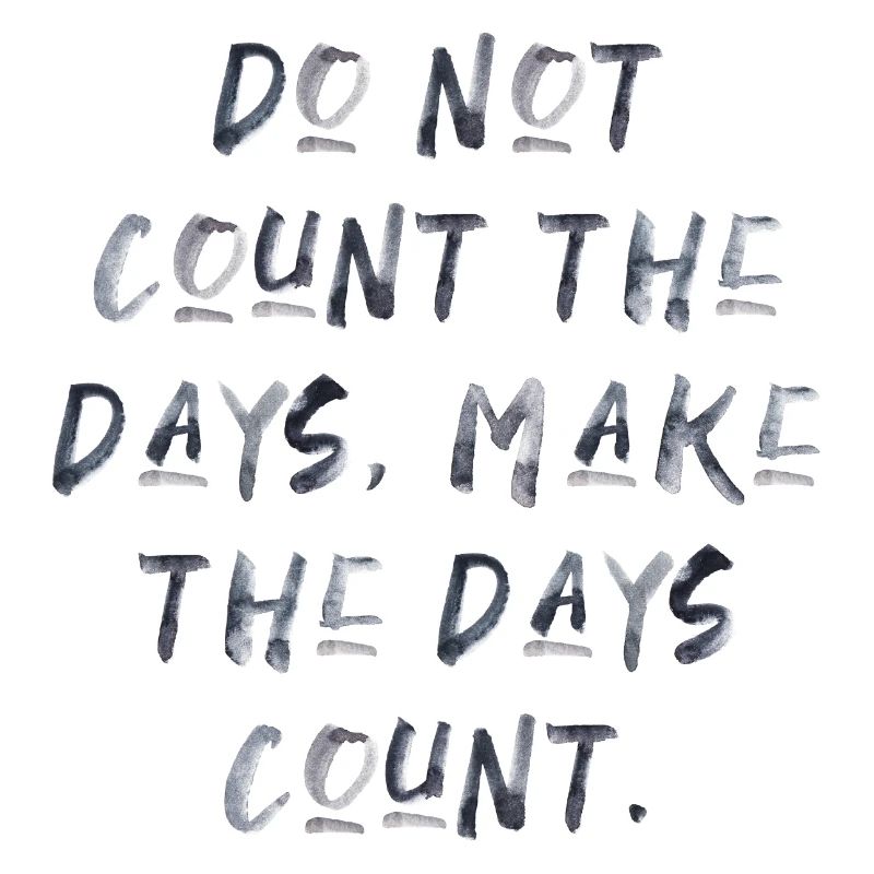 citations devis compter les jours motivation inspiration