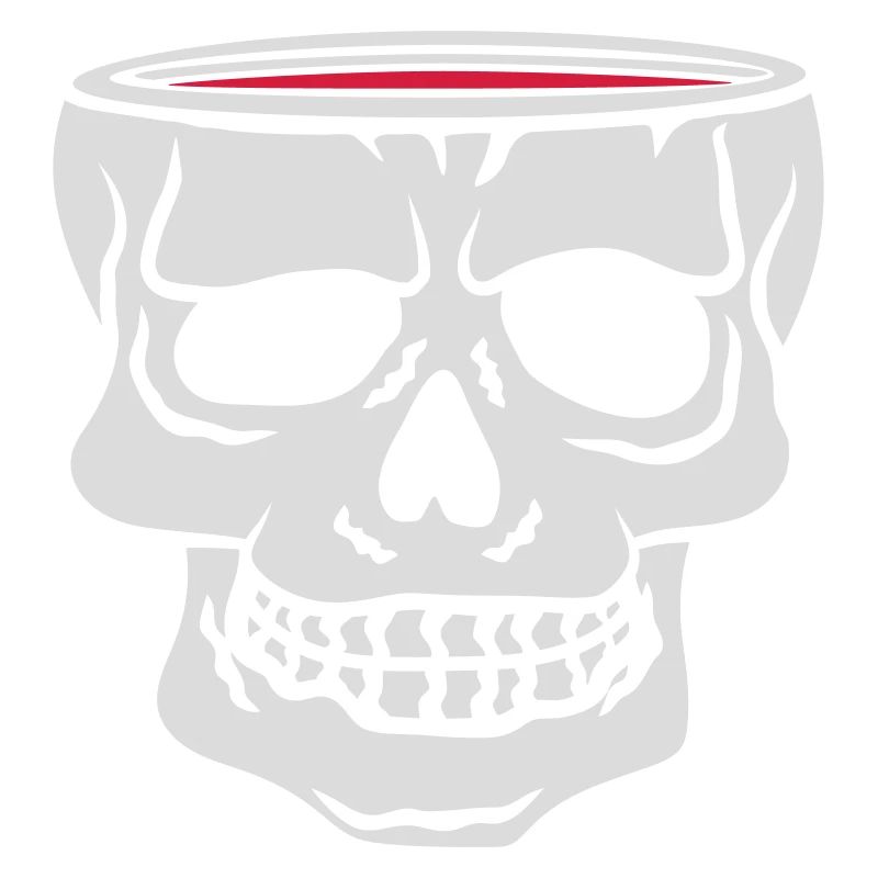 Drink Cup Skull Horror