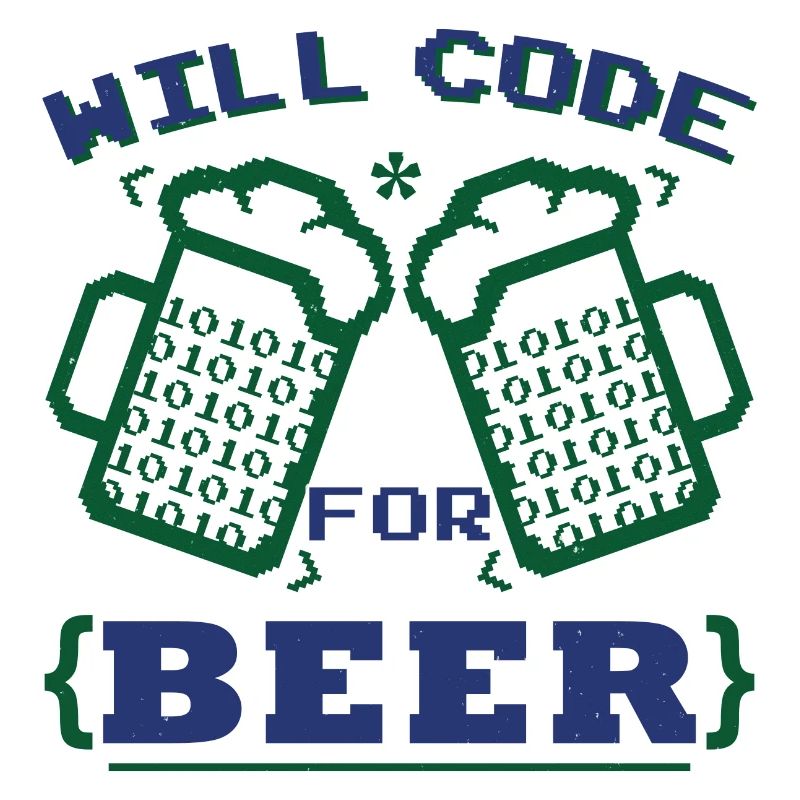Funny Beer Coding Coder