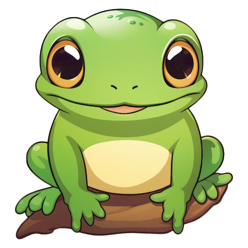 süßer kleiner Frosch