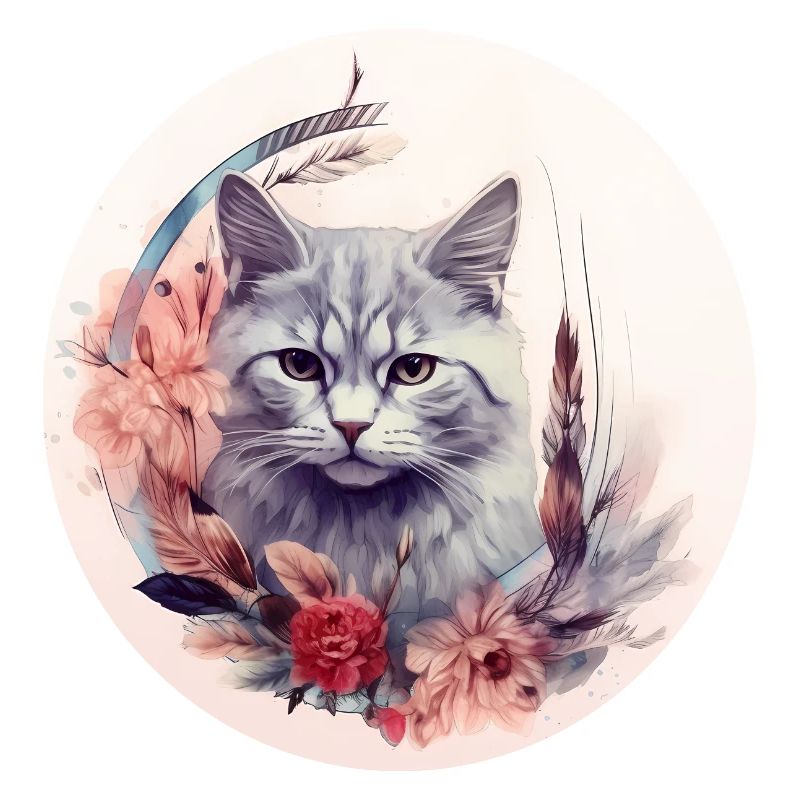 Britisch Kurzhaar Katze Boho Element, Katzen